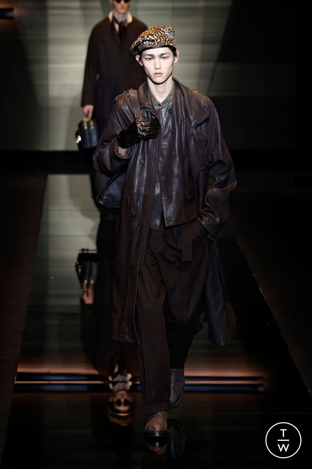 Fashion Week Milan Fall/Winter 2025 look 78 from the Emporio Armani collection menswear