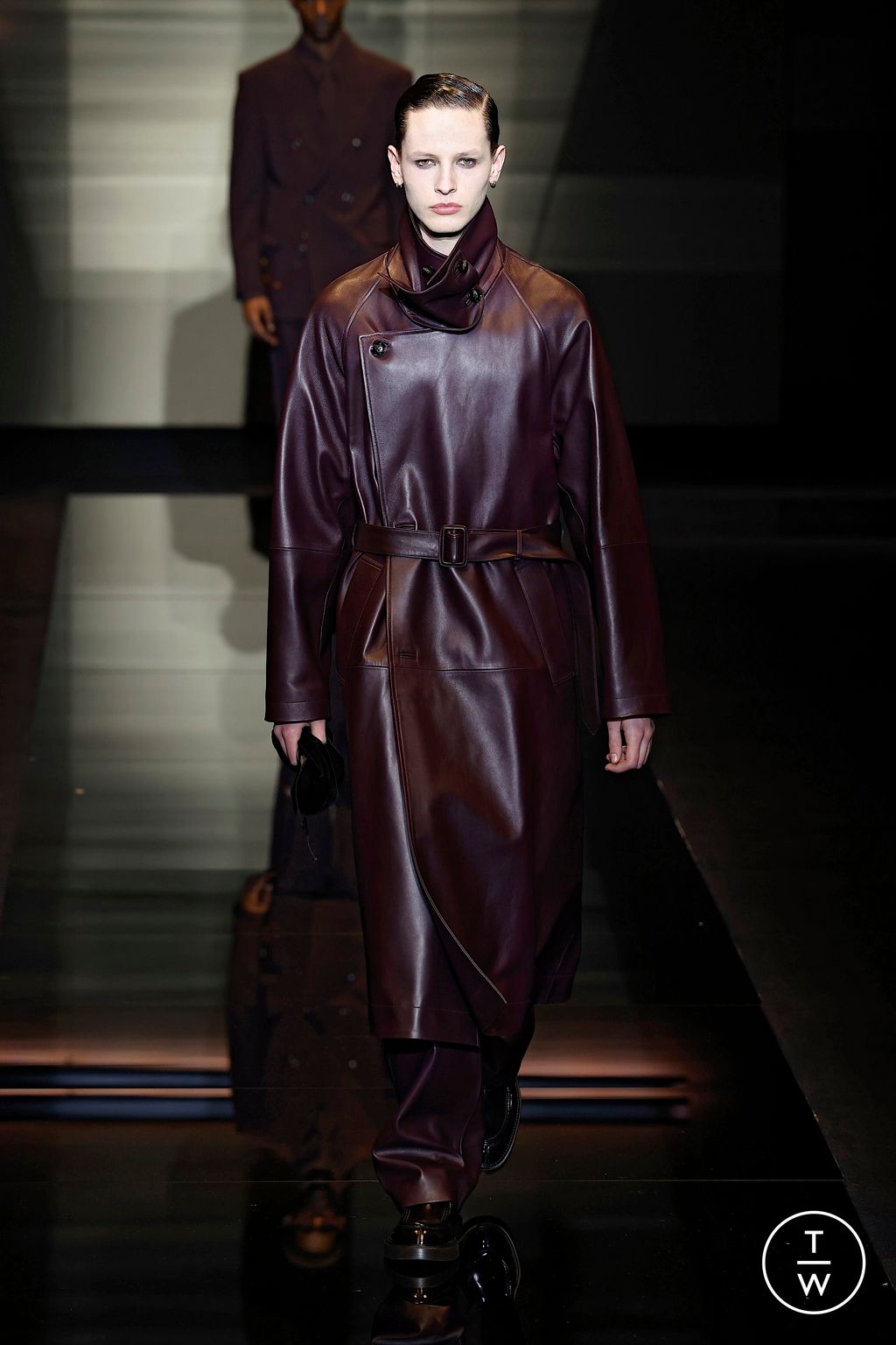 Fashion Week Milan Fall/Winter 2025 look 82 from the Emporio Armani collection menswear