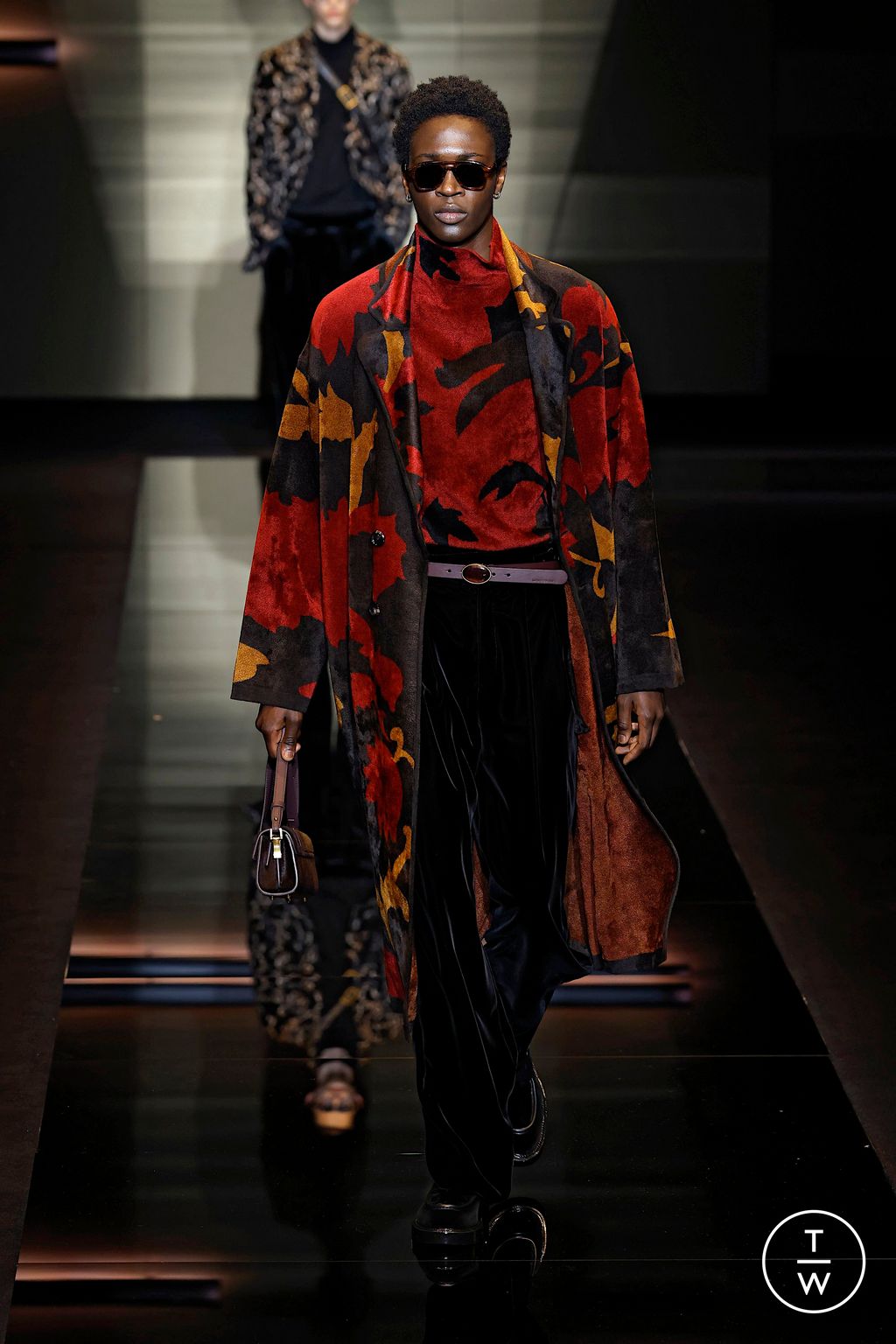 Fashion Week Milan Fall/Winter 2025 look 92 from the Emporio Armani collection menswear