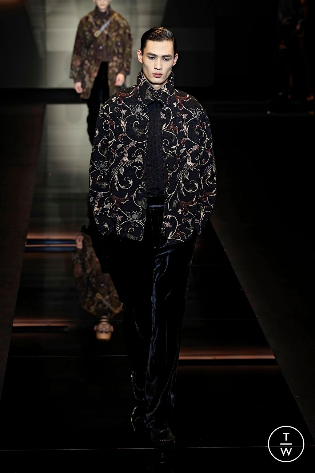 Fashion Week Milan Fall/Winter 2025 look 94 from the Emporio Armani collection menswear