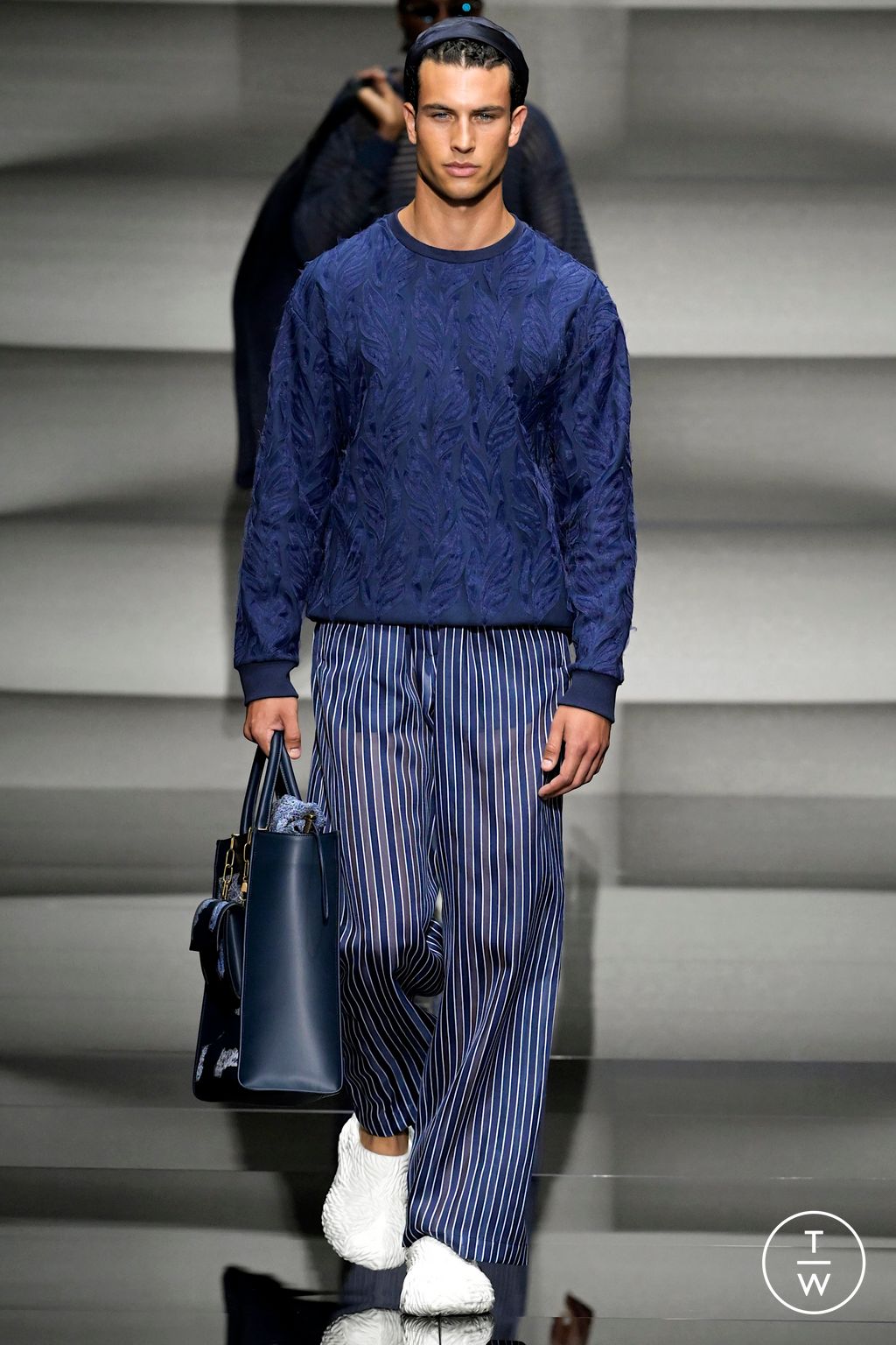 Fashion Week Milan Spring/Summer 2023 look 11 from the Emporio Armani collection menswear