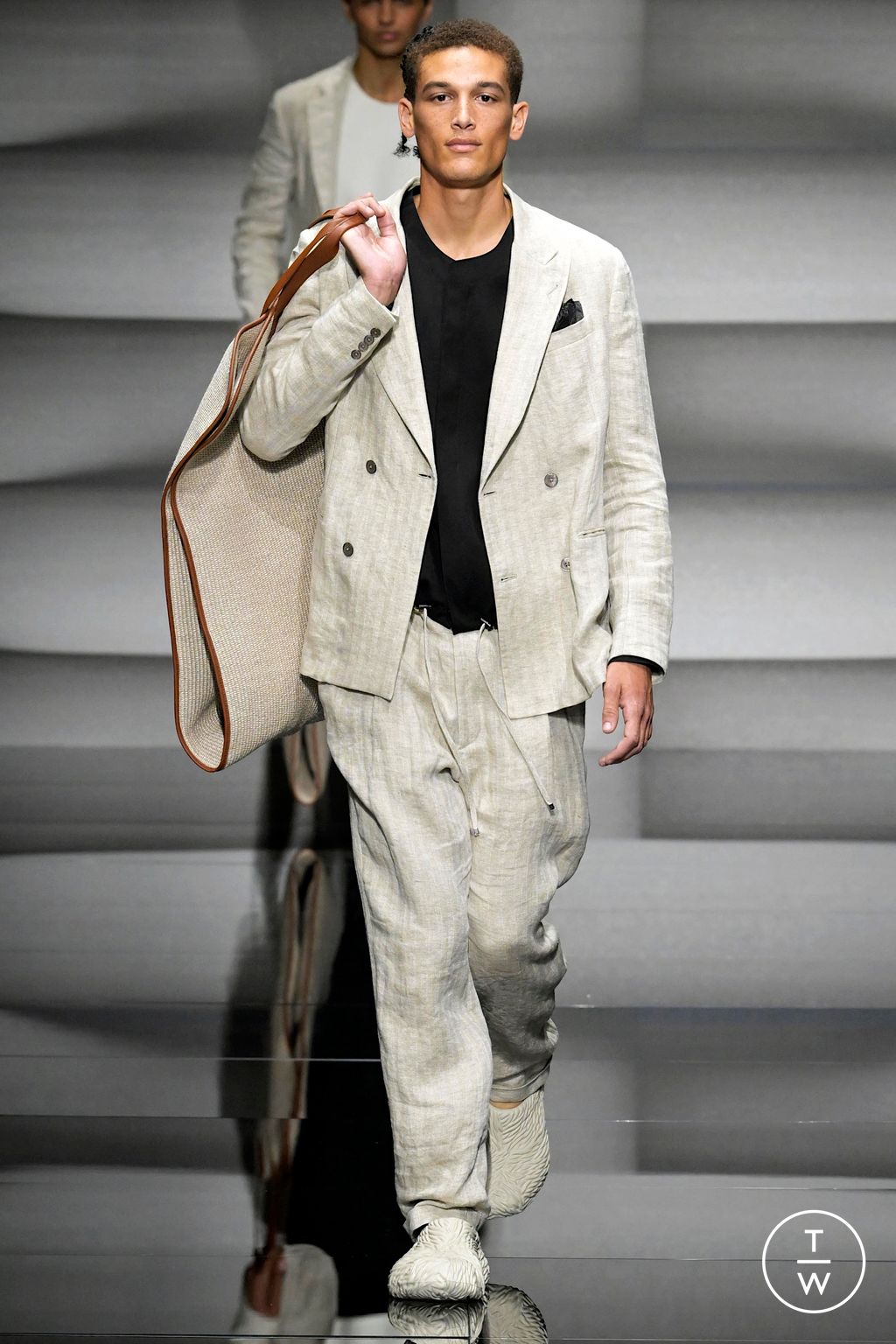 Fashion Week Milan Spring/Summer 2023 look 51 from the Emporio Armani collection menswear
