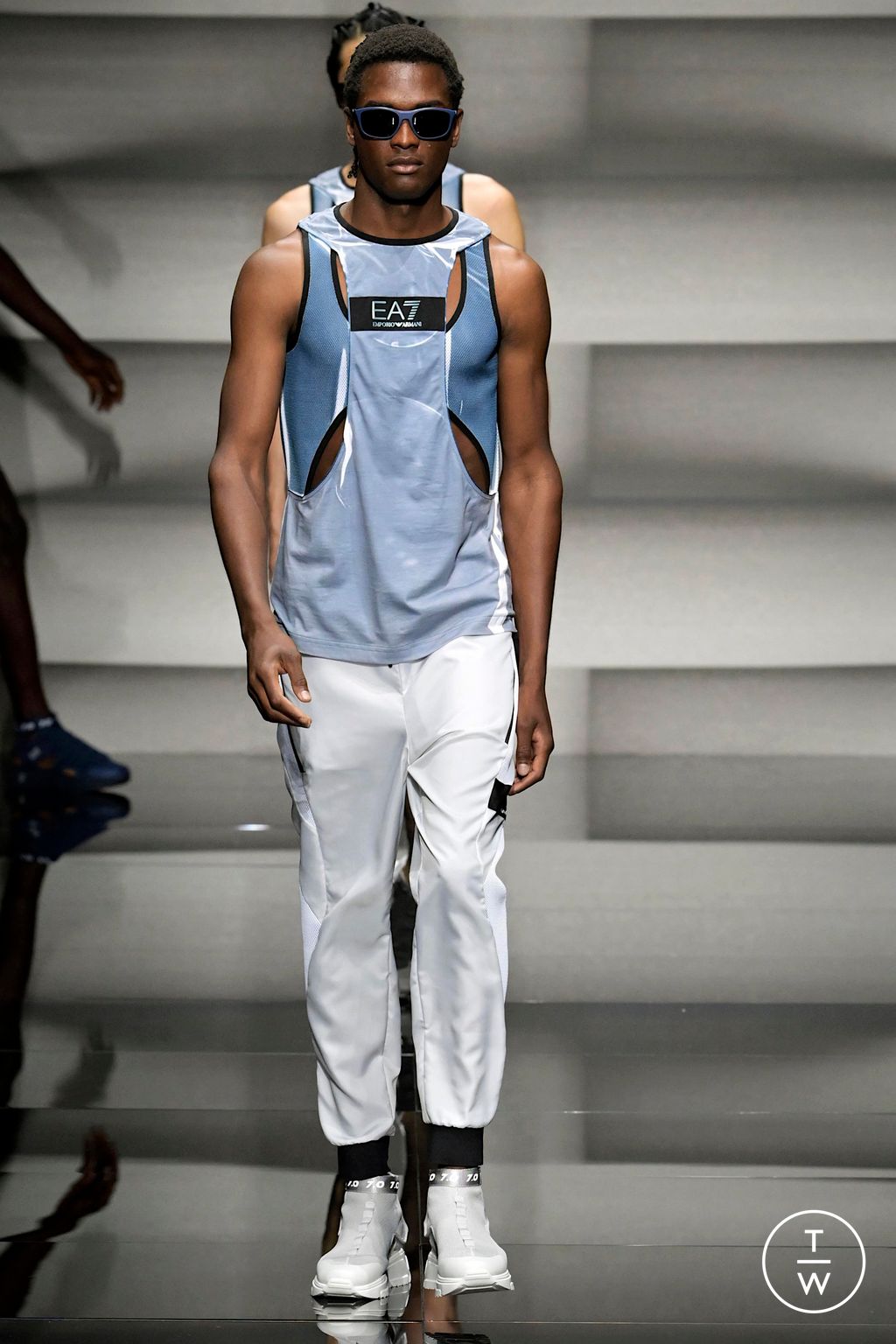 Fashion Week Milan Spring/Summer 2023 look 58 from the Emporio Armani collection menswear