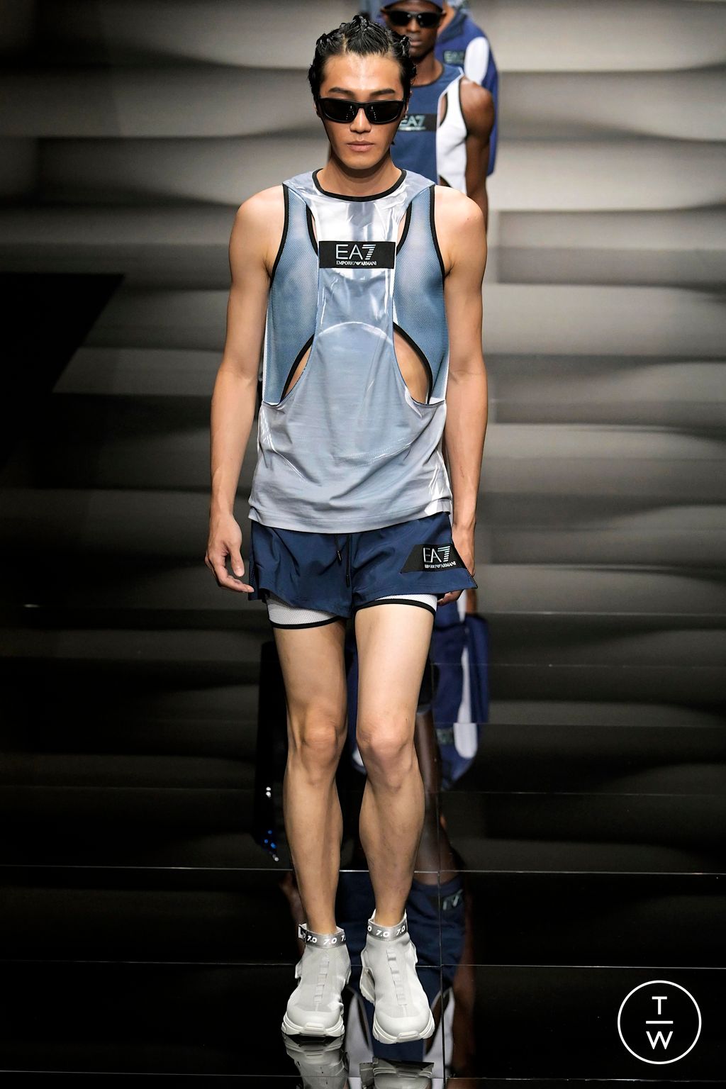Fashion Week Milan Spring/Summer 2023 look 59 from the Emporio Armani collection menswear