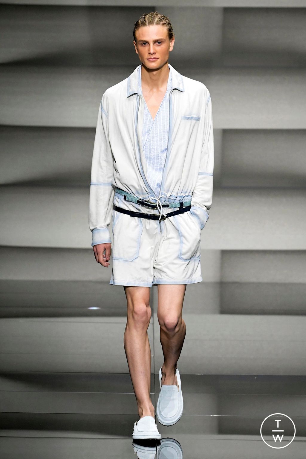 Fashion Week Milan Spring/Summer 2023 look 65 from the Emporio Armani collection menswear