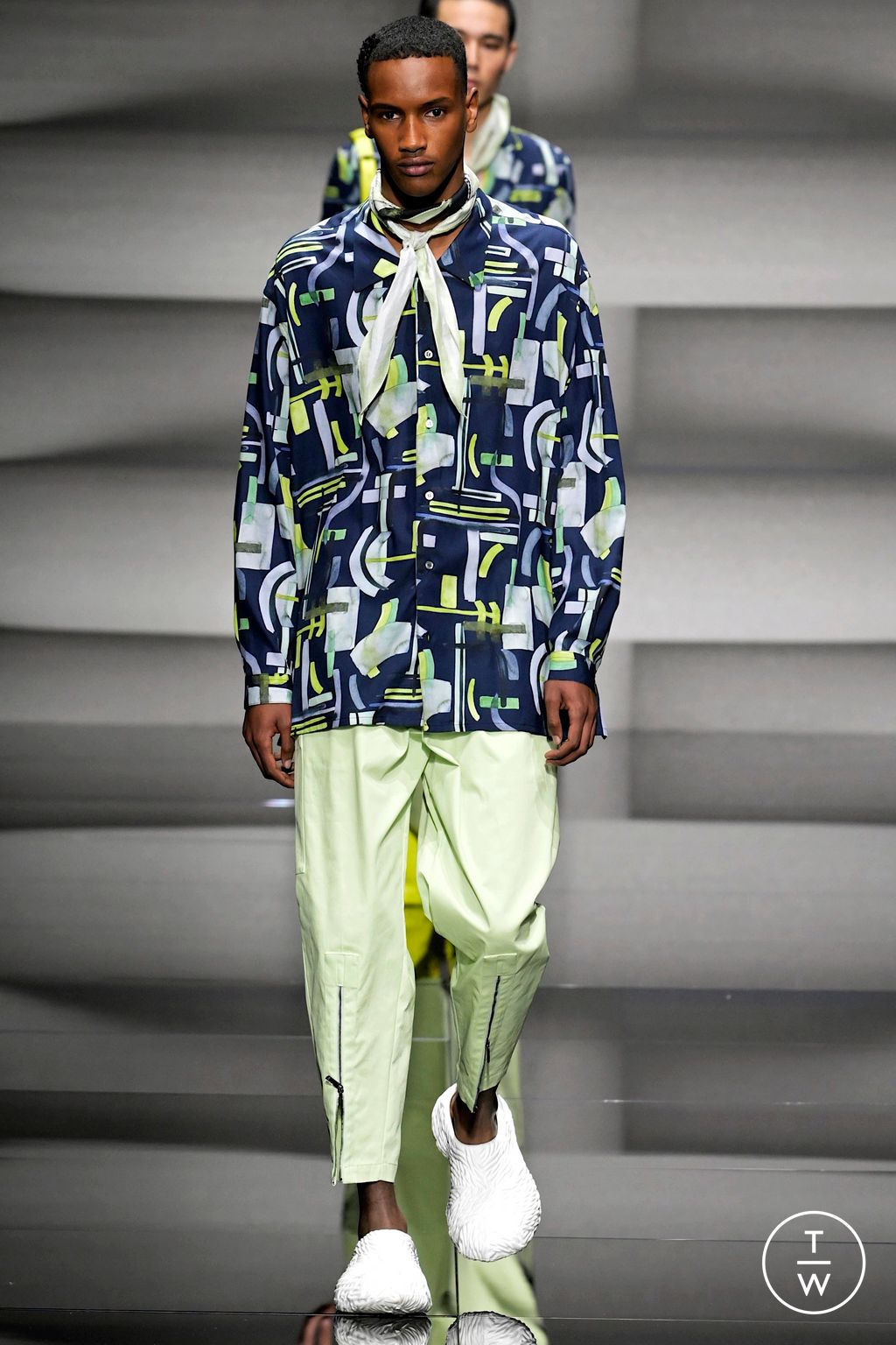 Fashion Week Milan Spring/Summer 2023 look 74 from the Emporio Armani collection menswear