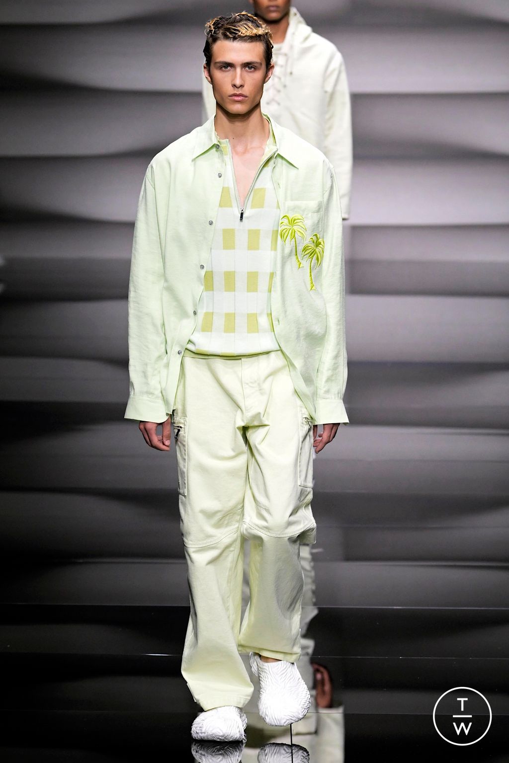 Fashion Week Milan Spring/Summer 2023 look 79 from the Emporio Armani collection menswear