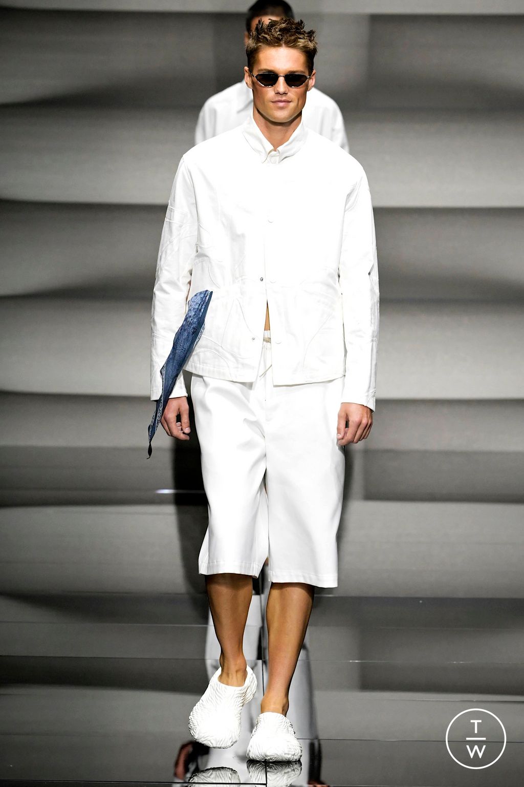 Fashion Week Milan Spring/Summer 2023 look 83 from the Emporio Armani collection menswear