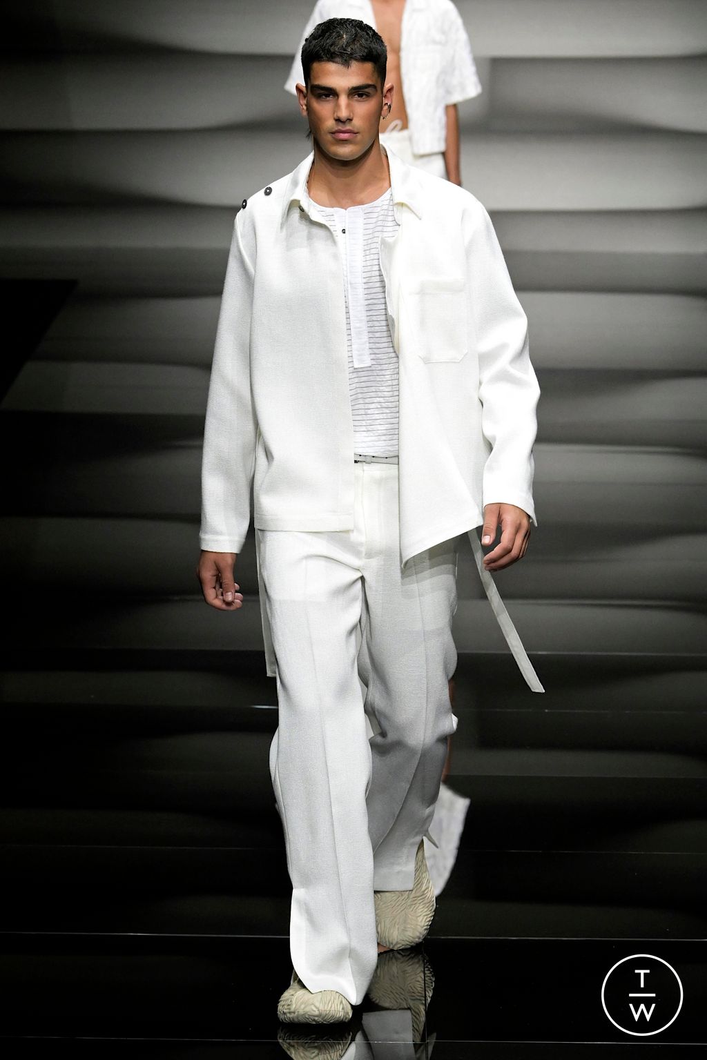 Fashion Week Milan Spring/Summer 2023 look 86 from the Emporio Armani collection menswear