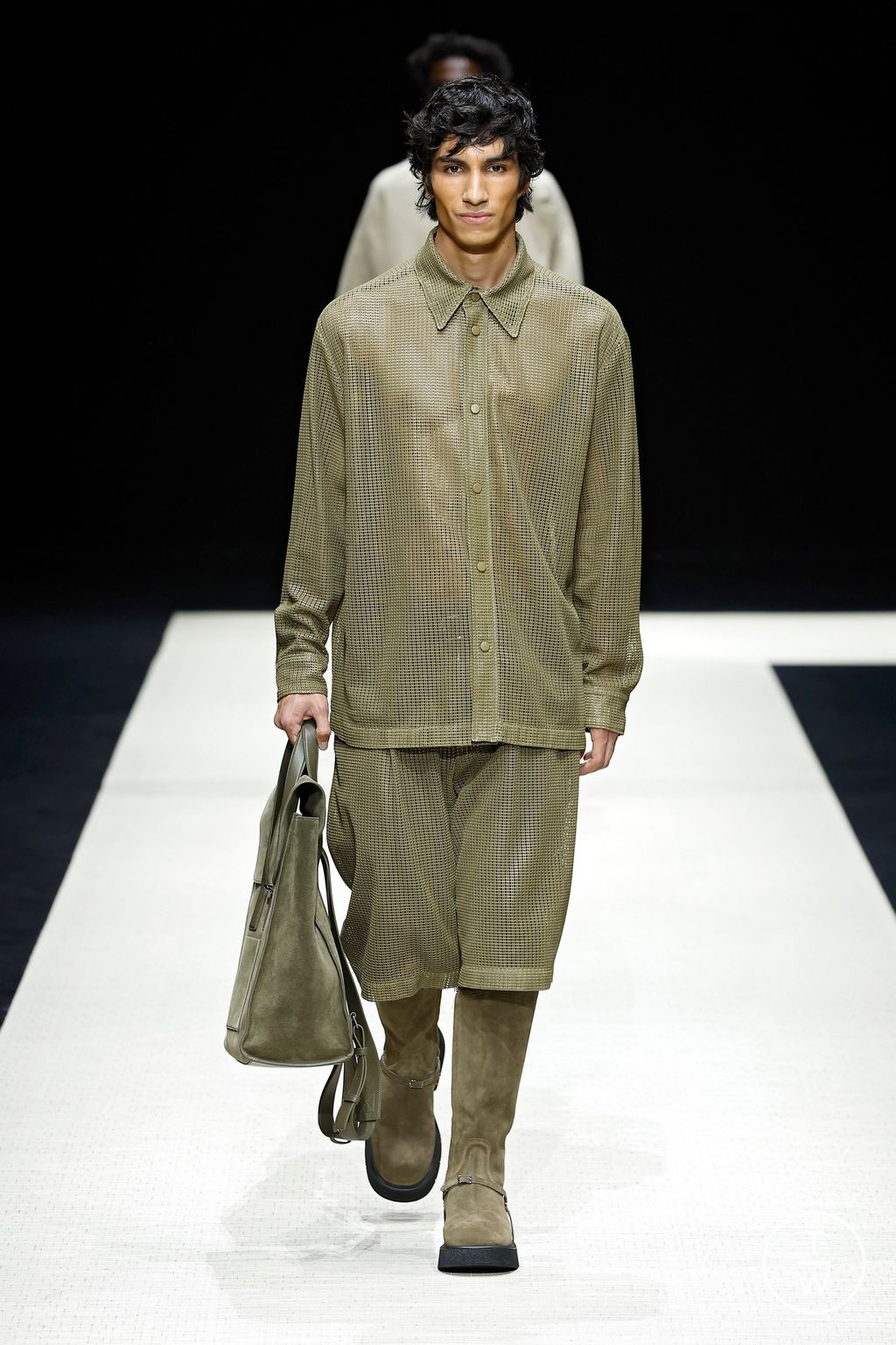 Fashion Week Milan Spring-Summer 2025 look 31 from the Emporio Armani collection menswear