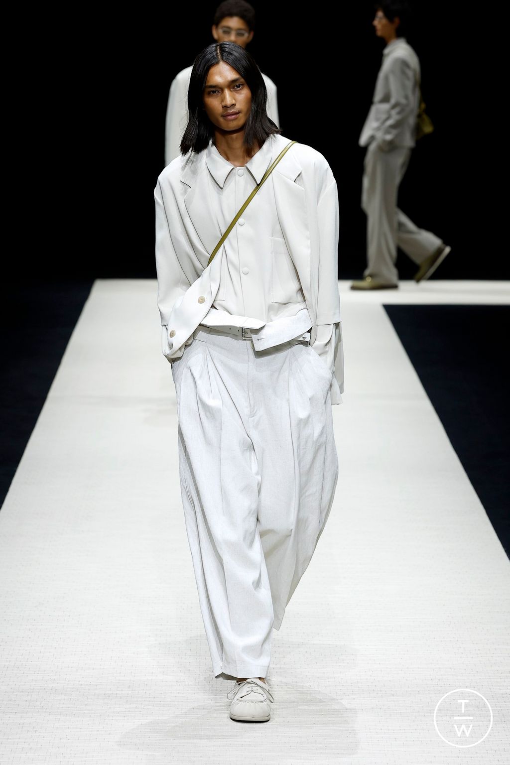 Fashion Week Milan Spring-Summer 2025 look 59 de la collection Emporio Armani menswear