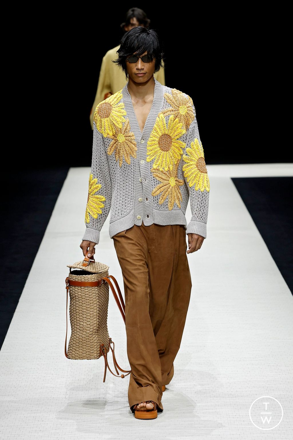 Fashion Week Milan Spring-Summer 2025 look 68 de la collection Emporio Armani menswear
