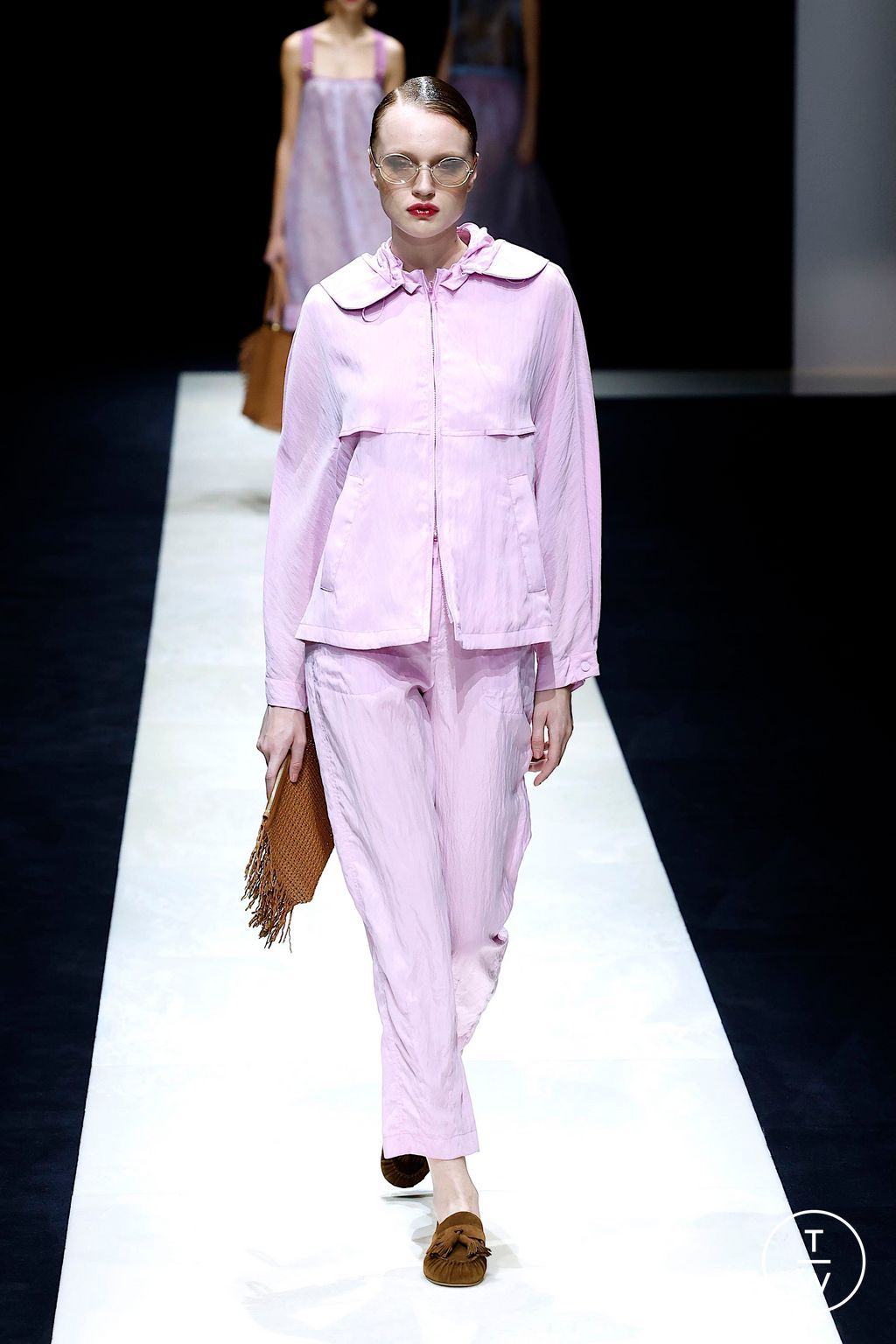 Fashion Week Milan Spring/Summer 2025 look 64 from the Emporio Armani collection womenswear