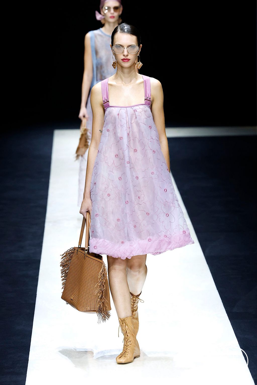 Fashion Week Milan Spring/Summer 2025 look 65 from the Emporio Armani collection womenswear