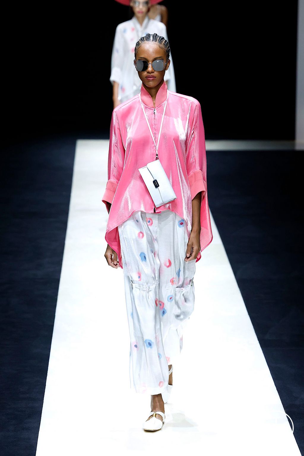 Fashion Week Milan Spring/Summer 2025 look 75 from the Emporio Armani collection womenswear