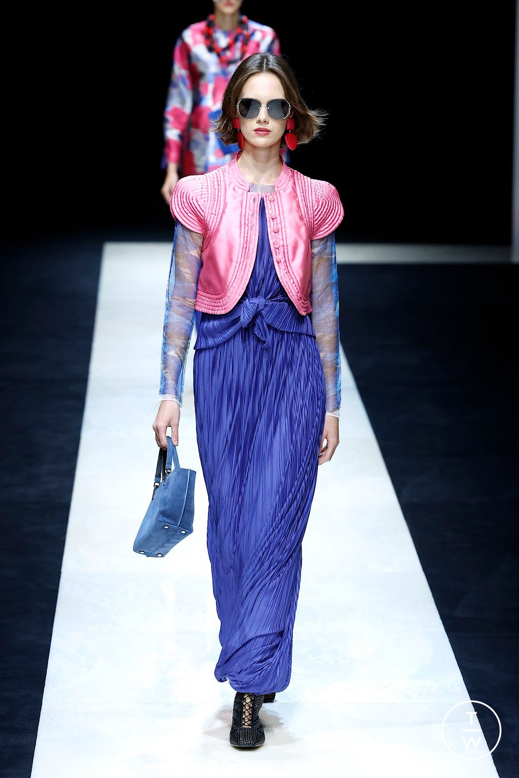 Fashion Week Milan Spring/Summer 2025 look 97 from the Emporio Armani collection womenswear