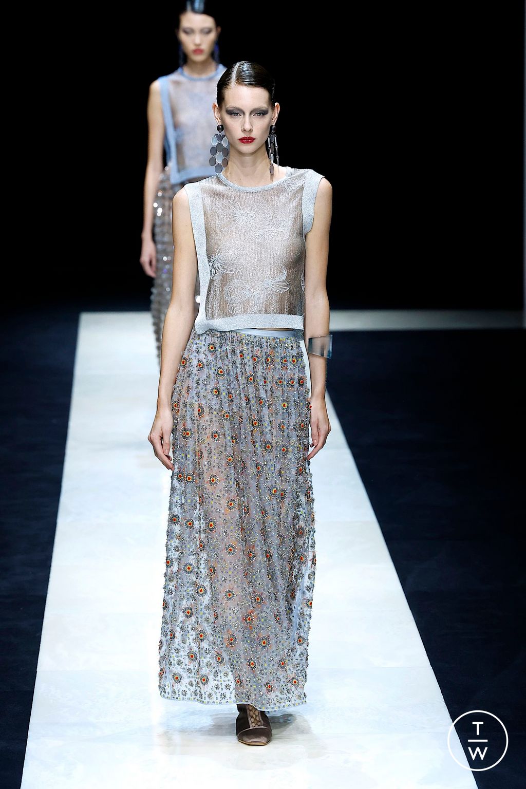 Fashion Week Milan Spring/Summer 2025 look 109 from the Emporio Armani collection womenswear