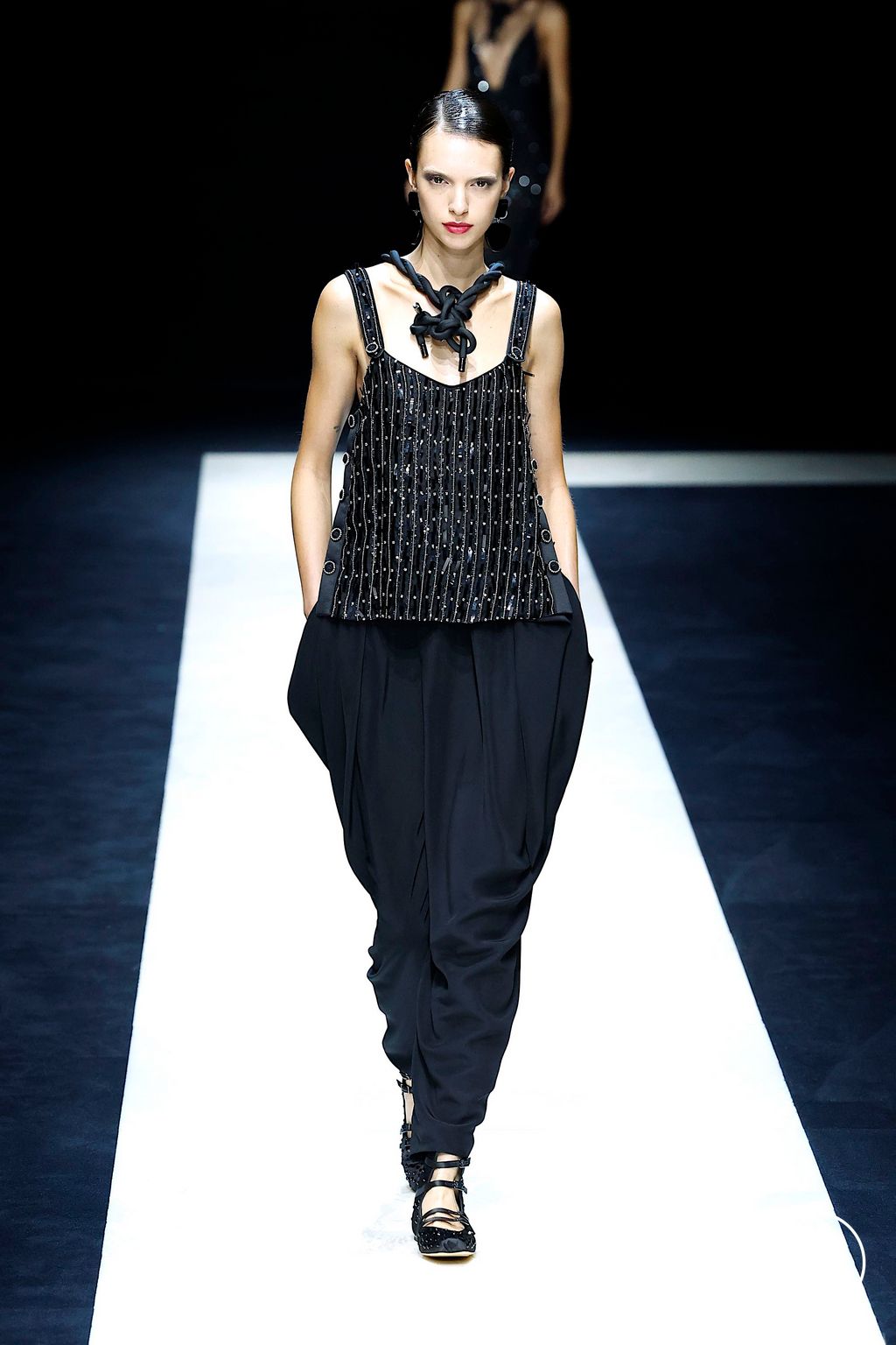 Fashion Week Milan Spring/Summer 2025 look 113 from the Emporio Armani collection womenswear