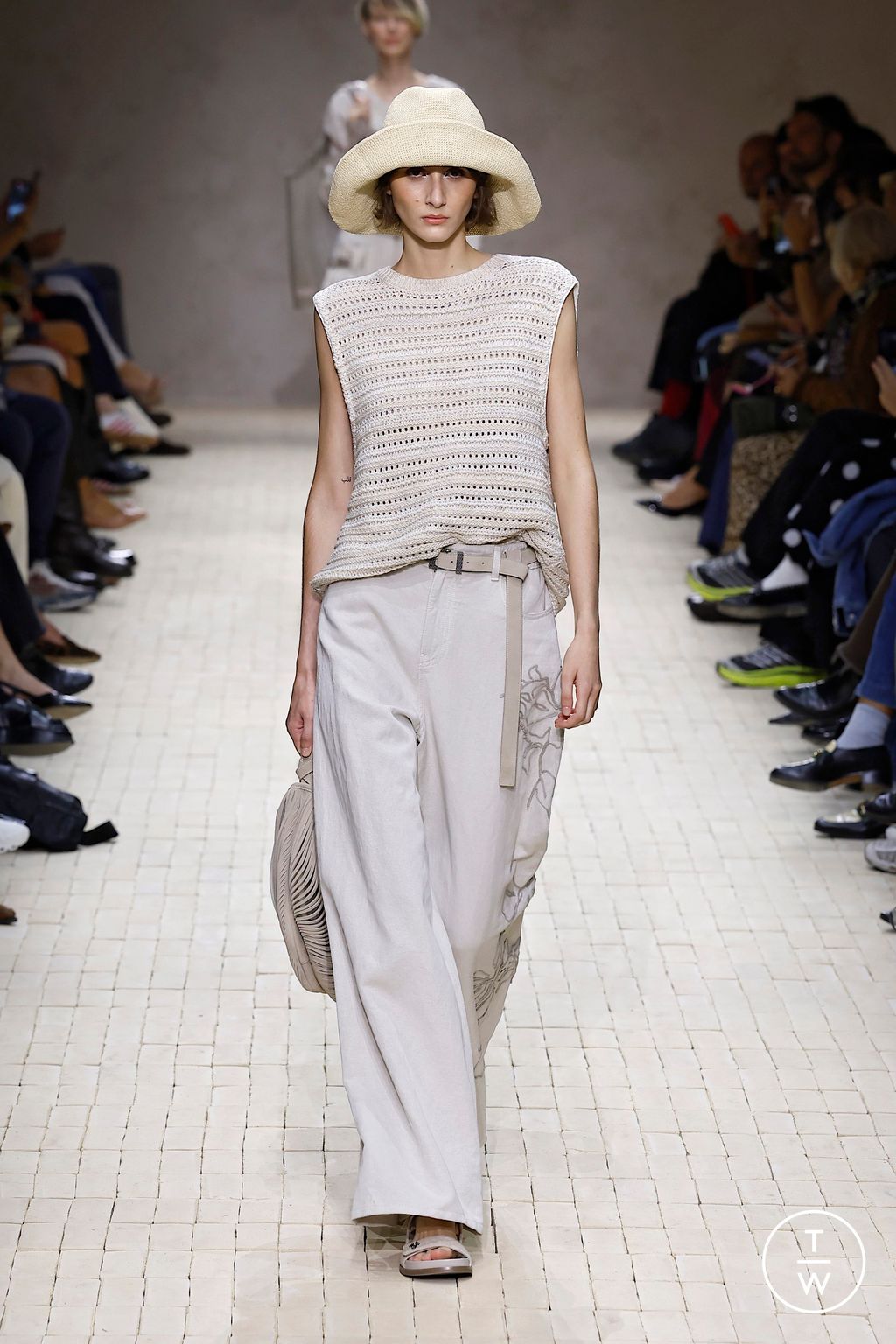 Fashion Week Milan Spring/Summer 2026 look 7 from the Emporio Armani collection womenswear