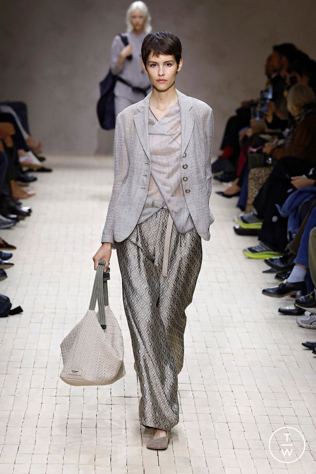 Fashion Week Milan Spring/Summer 2026 look 14 from the Emporio Armani collection womenswear