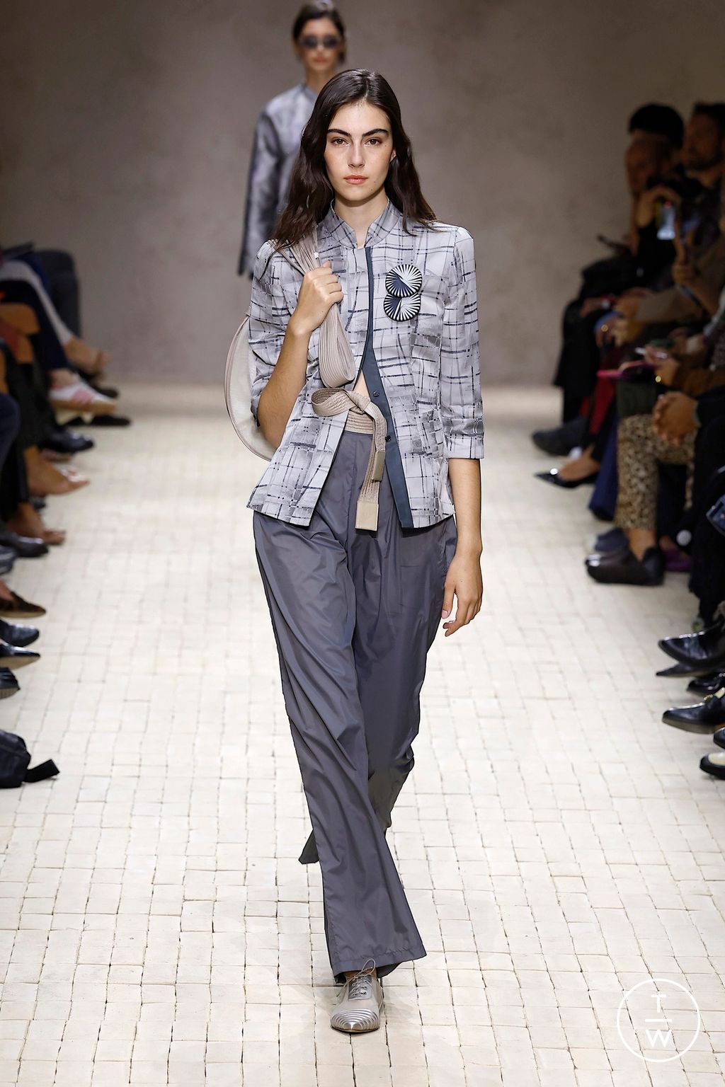 Fashion Week Milan Spring/Summer 2026 look 48 from the Emporio Armani collection womenswear
