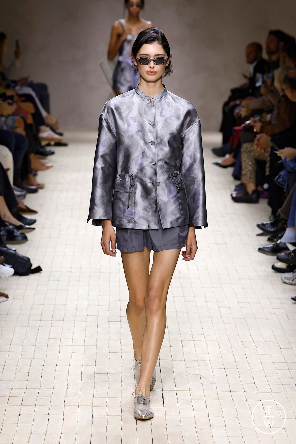 Fashion Week Milan Spring/Summer 2026 look 49 from the Emporio Armani collection womenswear