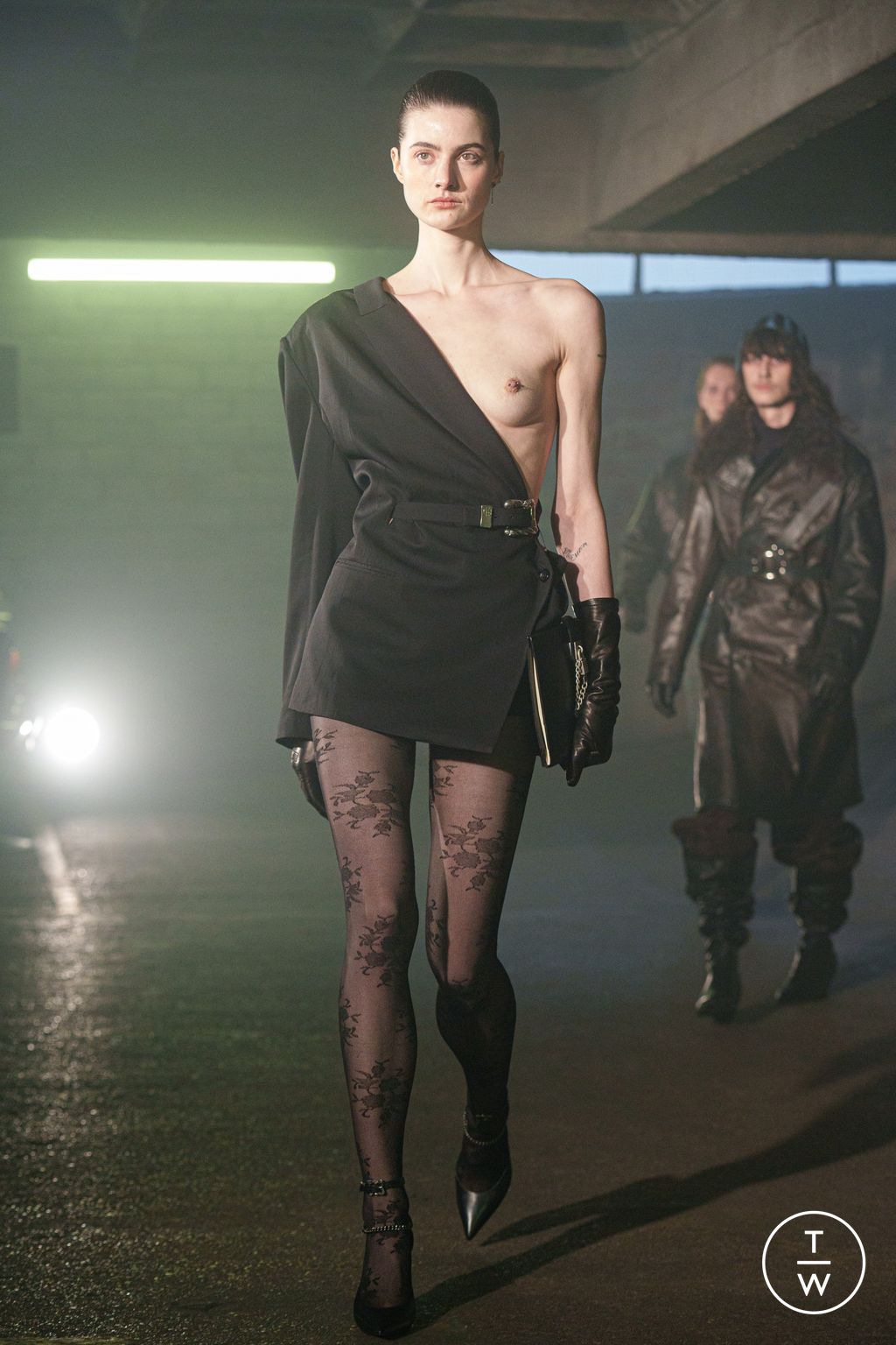 Fashion Week Paris Fall/Winter 2024 look 14 de la collection Enfants Riches Déprimés womenswear