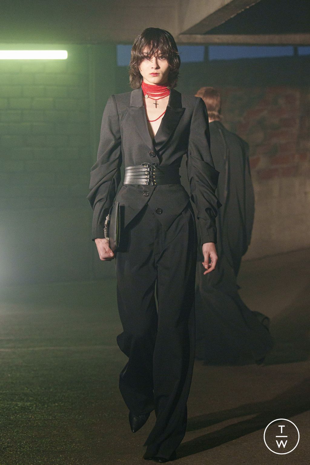 Fashion Week Paris Fall/Winter 2024 look 22 from the Enfants Riches Déprimés collection 女装