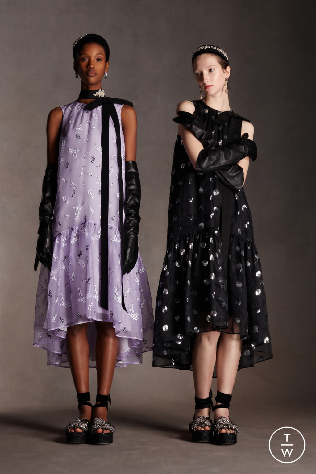 Fashion Week London Pre-Fall 2020 look 17 from the Erdem collection womenswear