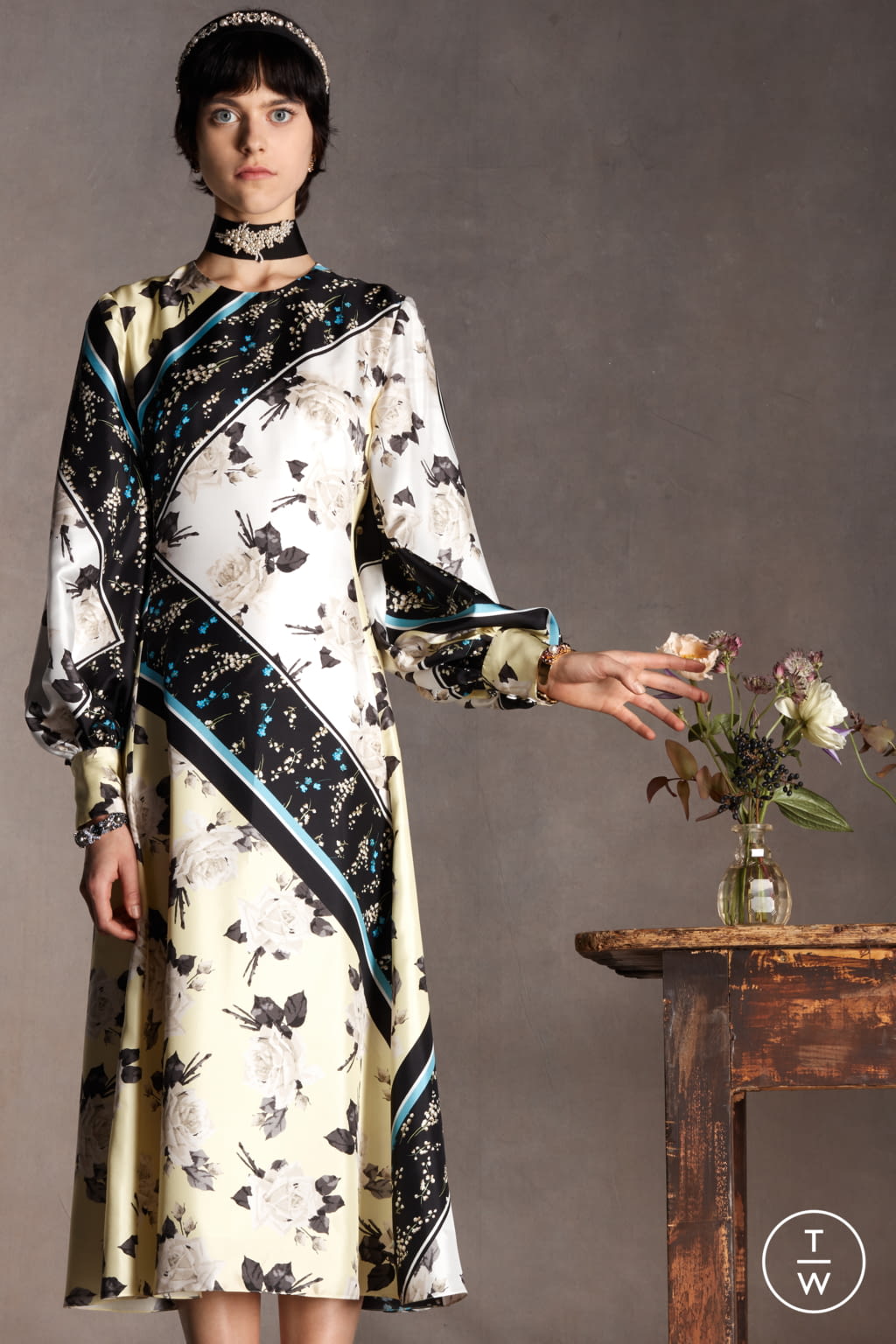 Fashion Week London Pre-Fall 2020 look 6 from the Erdem collection womenswear
