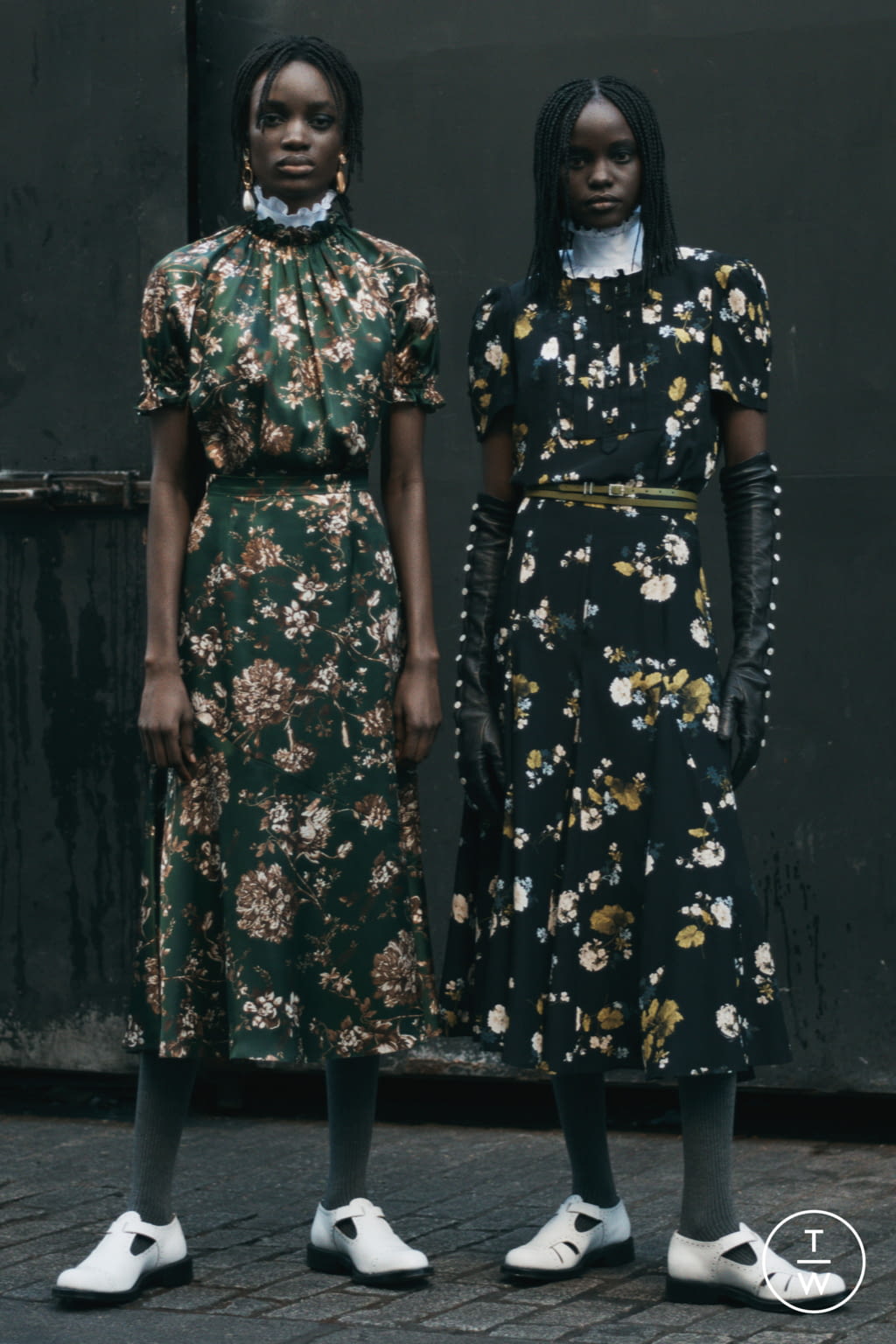 Fashion Week London Pre-Fall 2022 look 19 from the Erdem collection womenswear