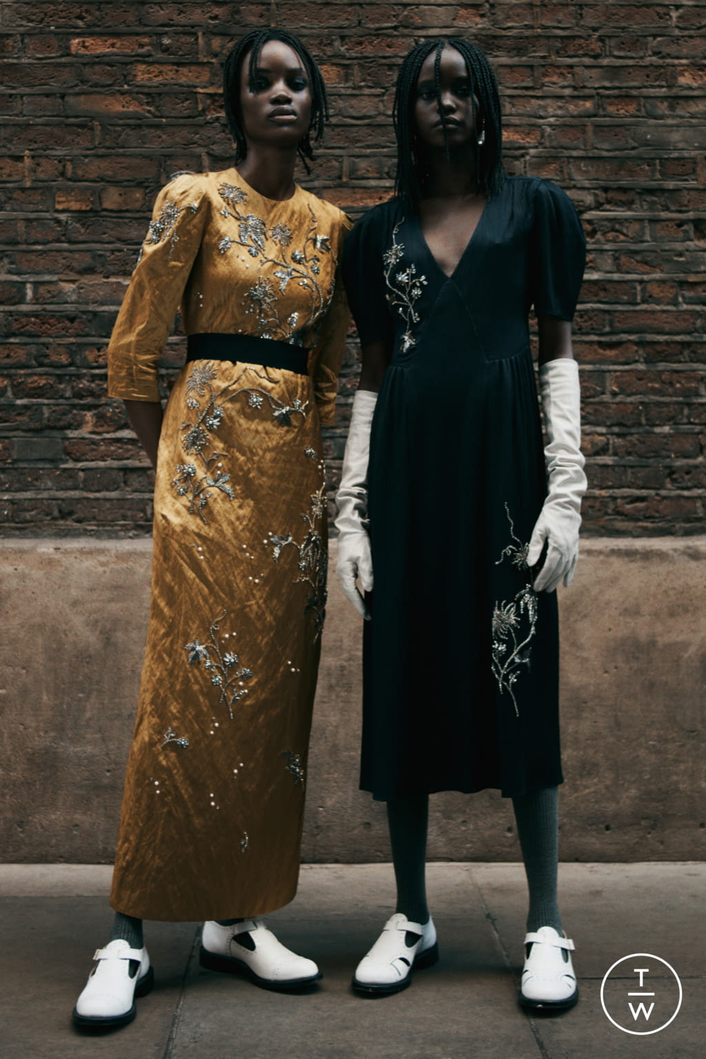 Fashion Week London Pre-Fall 2022 look 8 from the Erdem collection womenswear