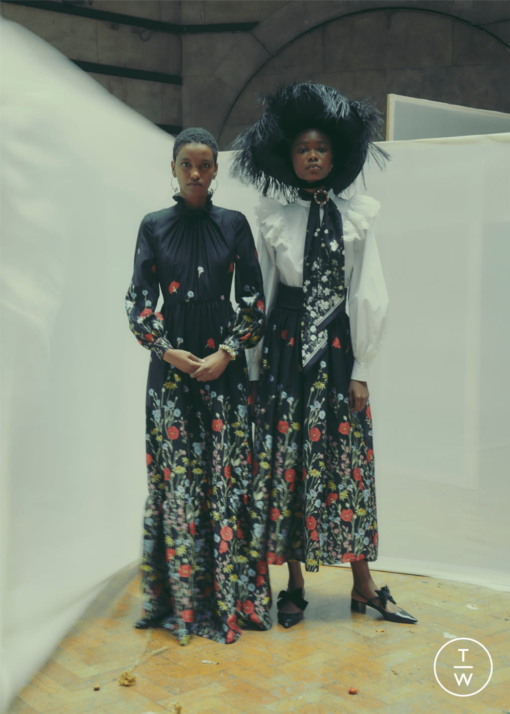 Fashion Week London Resort 2020 look 11 from the Erdem collection womenswear