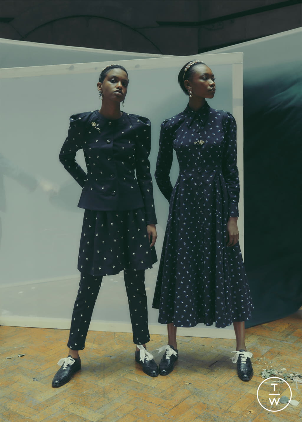 Fashion Week London Resort 2020 look 14 from the Erdem collection 女装