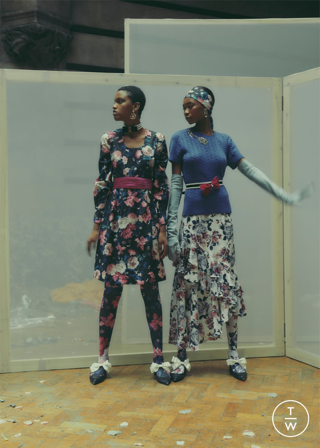 Fashion Week London Resort 2020 look 26 from the Erdem collection womenswear