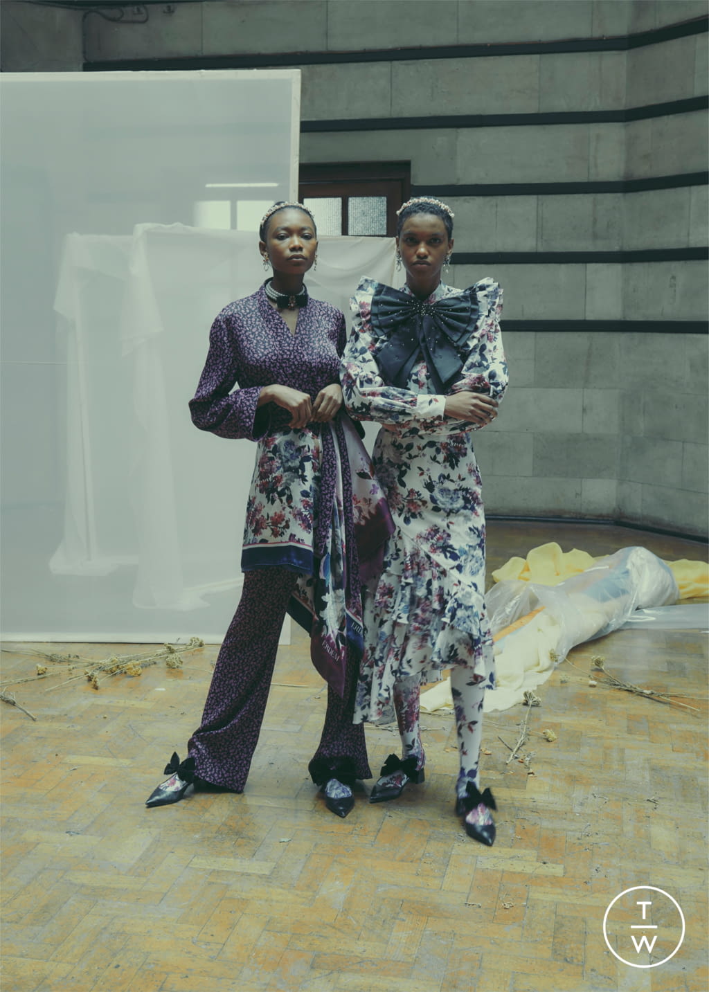 Fashion Week London Resort 2020 look 28 from the Erdem collection 女装