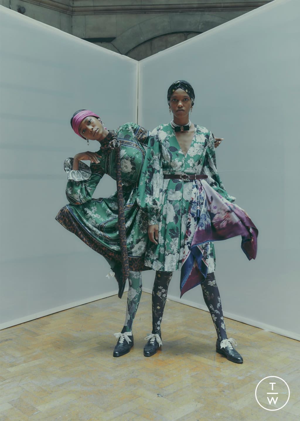 Fashion Week London Resort 2020 look 3 from the Erdem collection womenswear