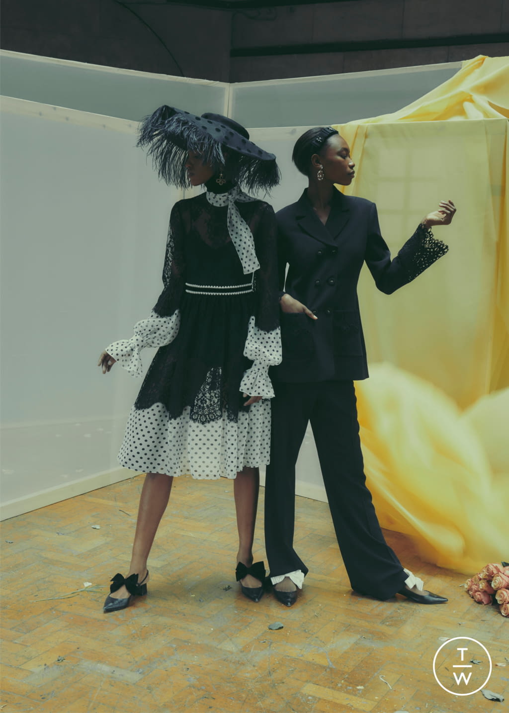 Fashion Week London Resort 2020 look 33 from the Erdem collection womenswear