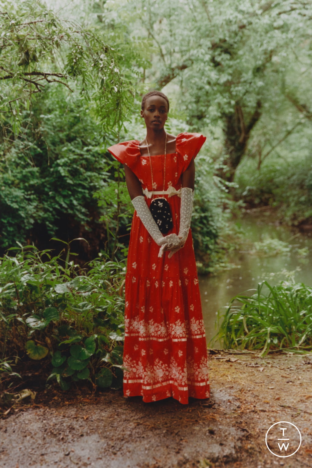 Fashion Week London Resort 2021 look 6 de la collection Erdem womenswear