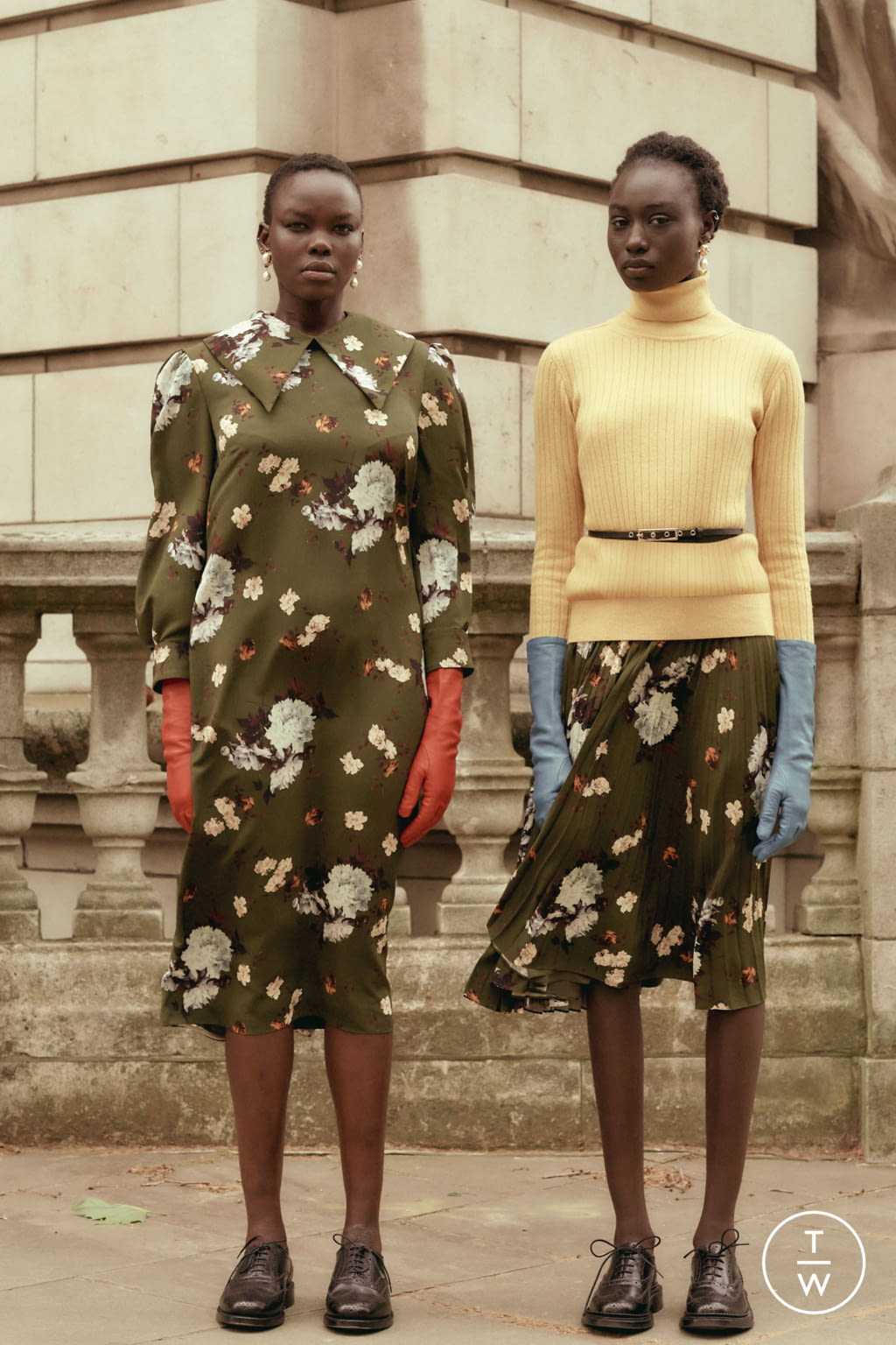 Fashion Week London Resort 2022 look 36 de la collection Erdem womenswear