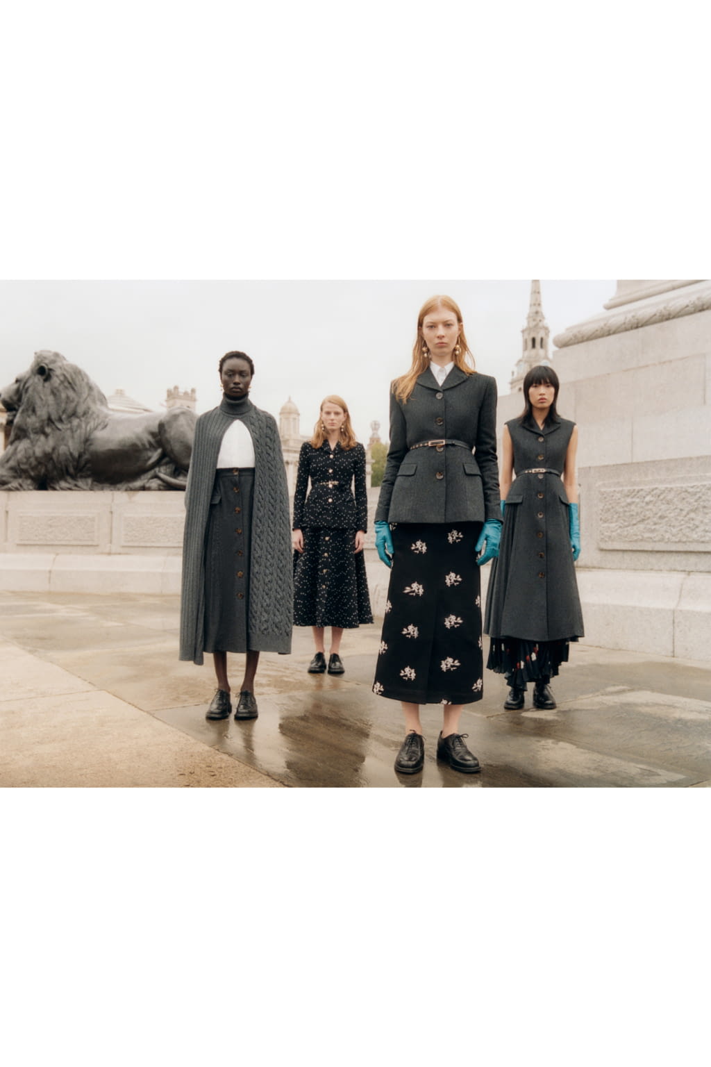 Fashion Week London Resort 2022 look 8 de la collection Erdem womenswear