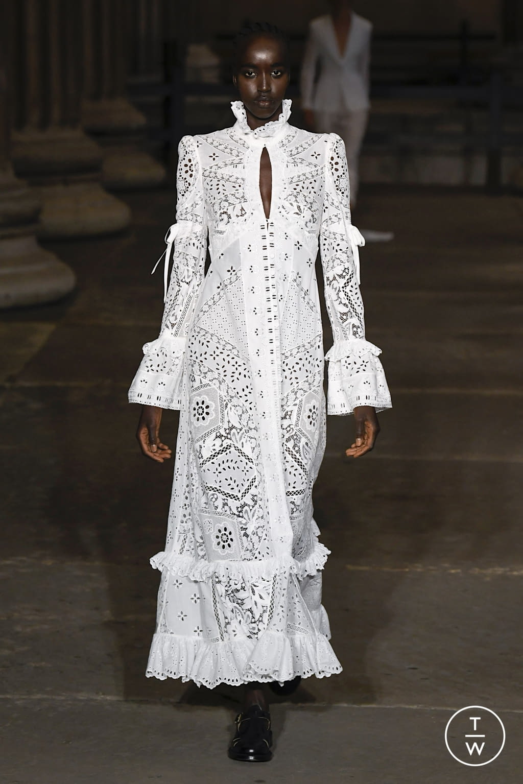 Fashion Week London Spring/Summer 2022 look 13 from the Erdem collection womenswear