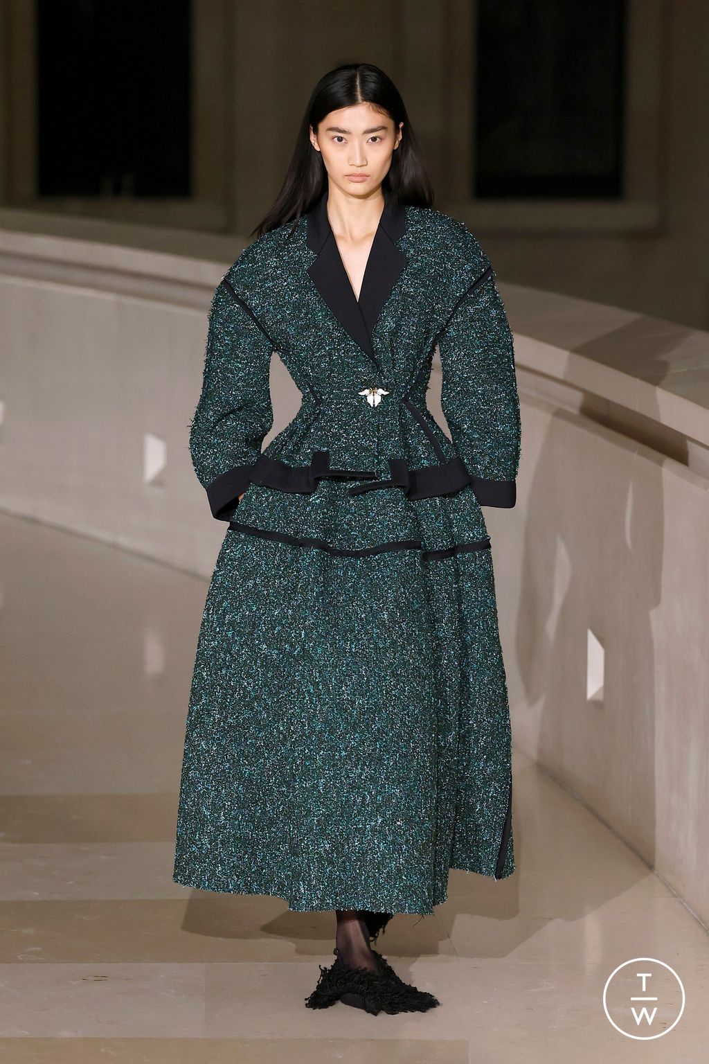 Fashion Week London Fall/Winter 2025 look 26 from the Erdem collection womenswear