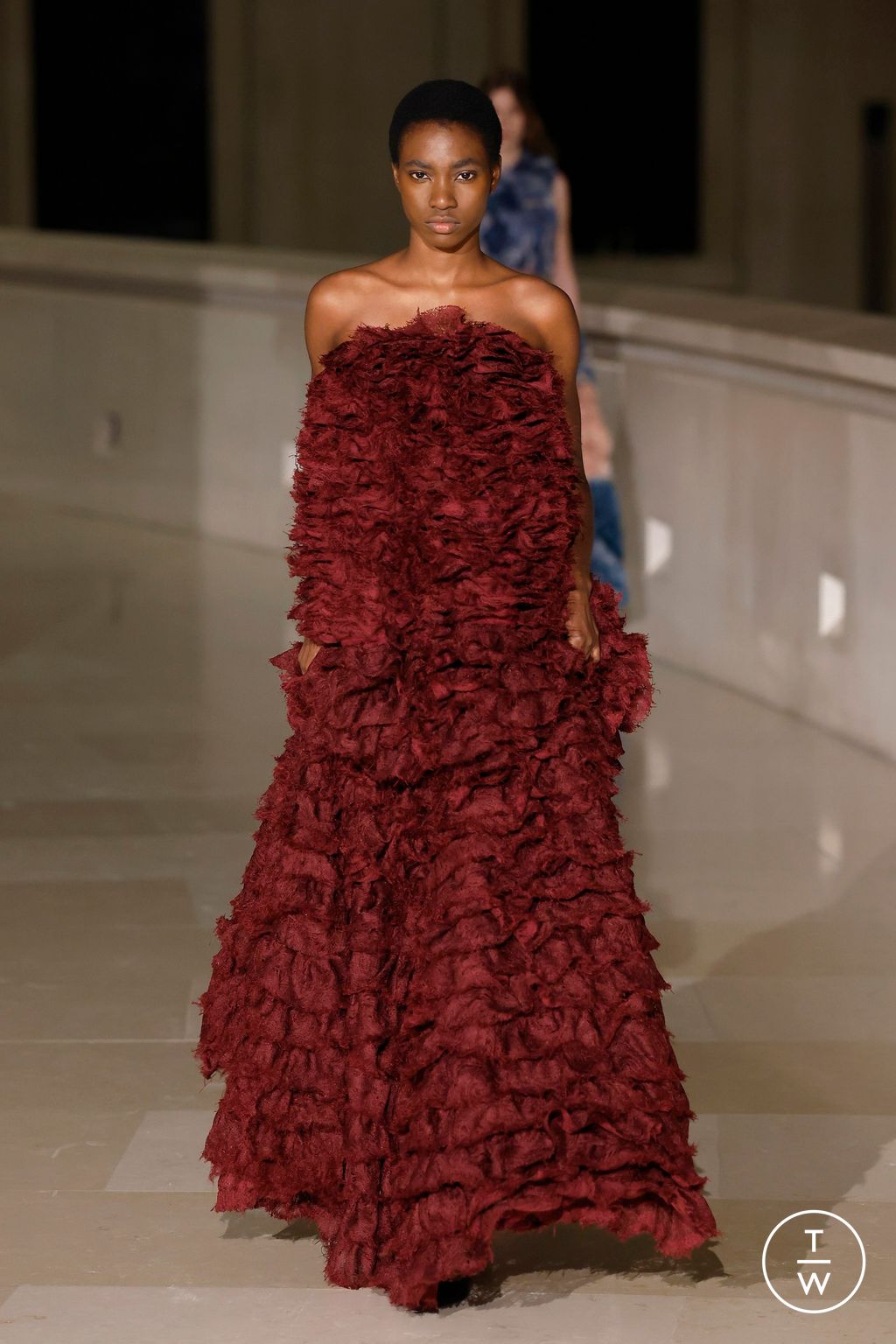 Fashion Week London Fall/Winter 2025 look 45 from the Erdem collection womenswear