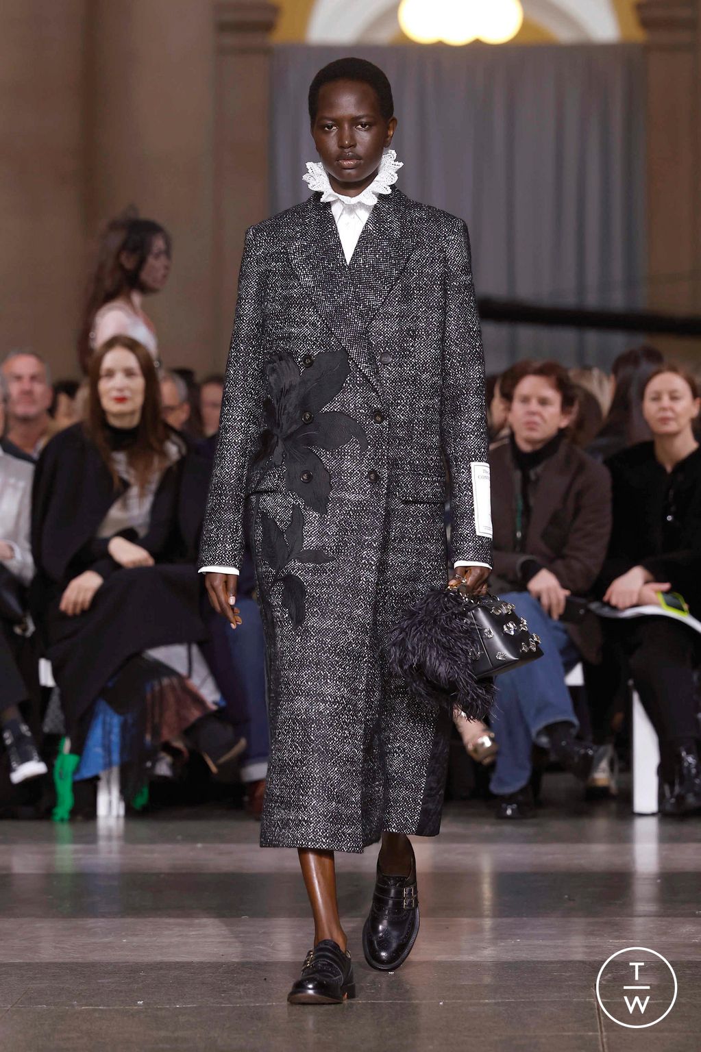 Fashion Week London Fall/Winter 2026 look 13 de la collection Erdem womenswear