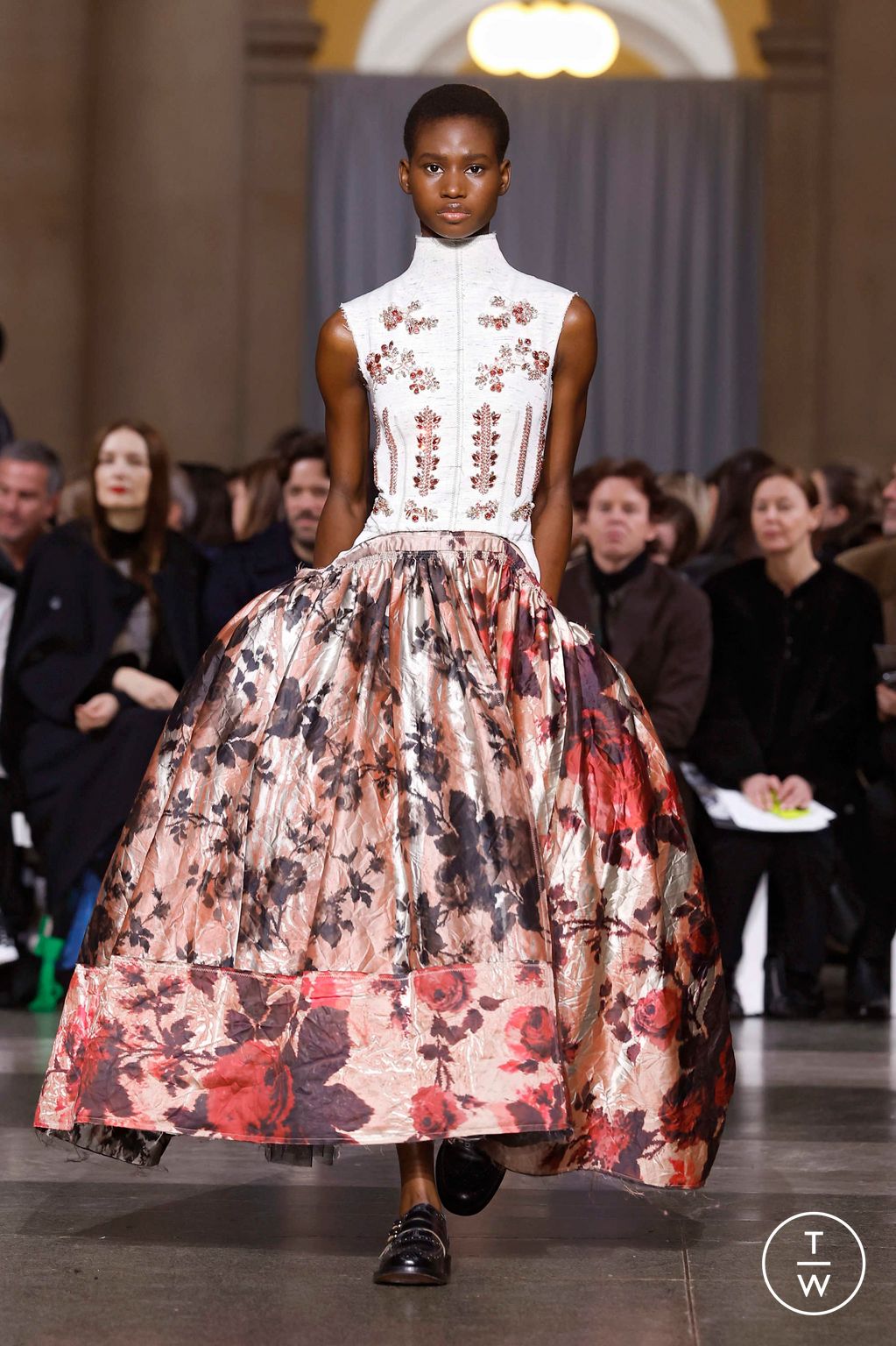 Fashion Week London Fall/Winter 2026 look 36 de la collection Erdem womenswear