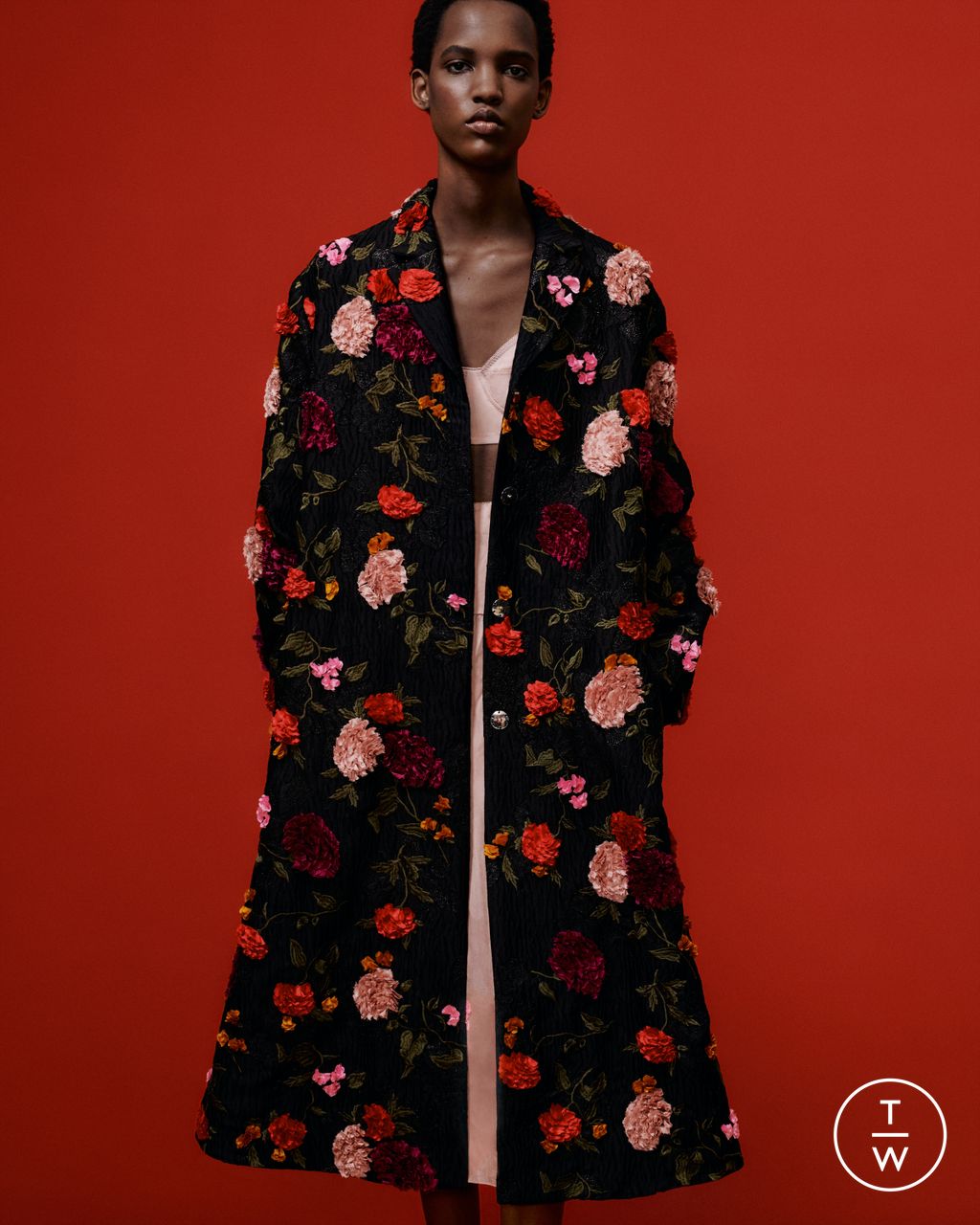Fashion Week London Pre-Fall 2024 look 10 from the Erdem collection 女装