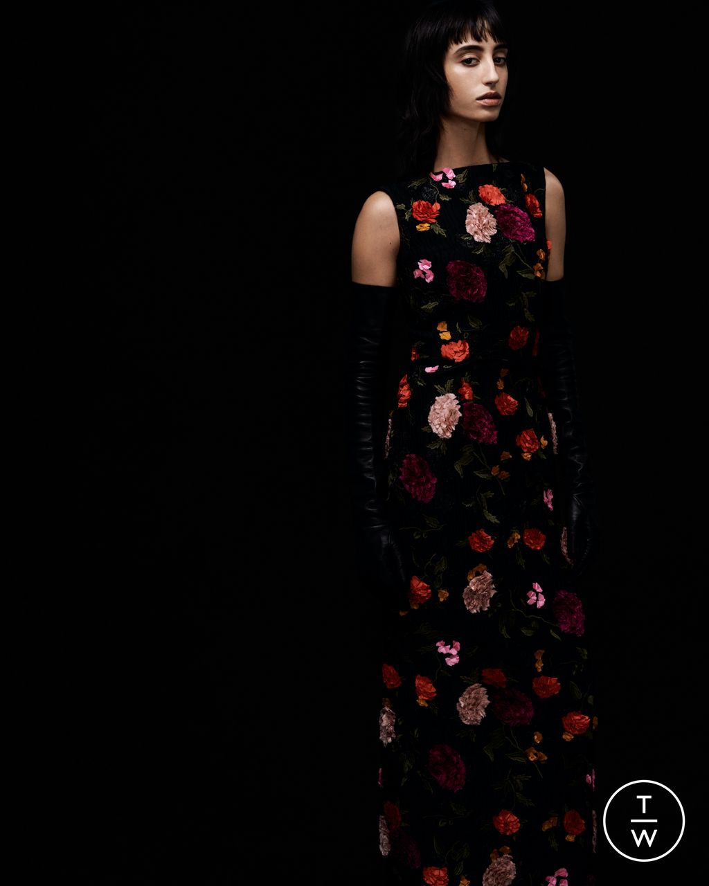 Fashion Week London Pre-Fall 2024 look 12 from the Erdem collection womenswear