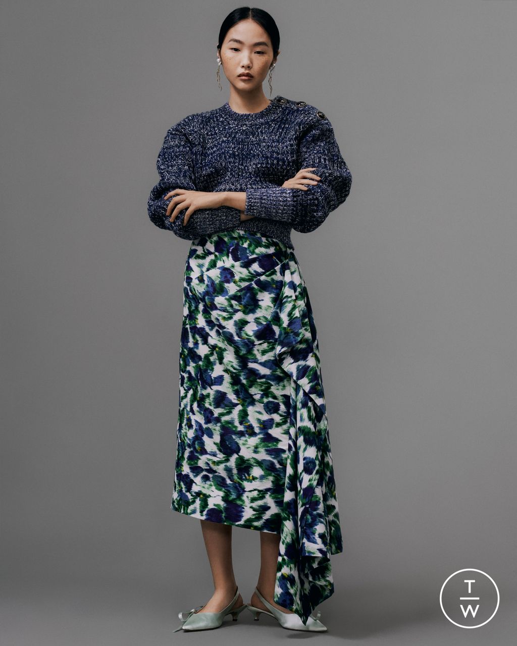 Fashion Week London Pre-Fall 2024 look 26 from the Erdem collection womenswear