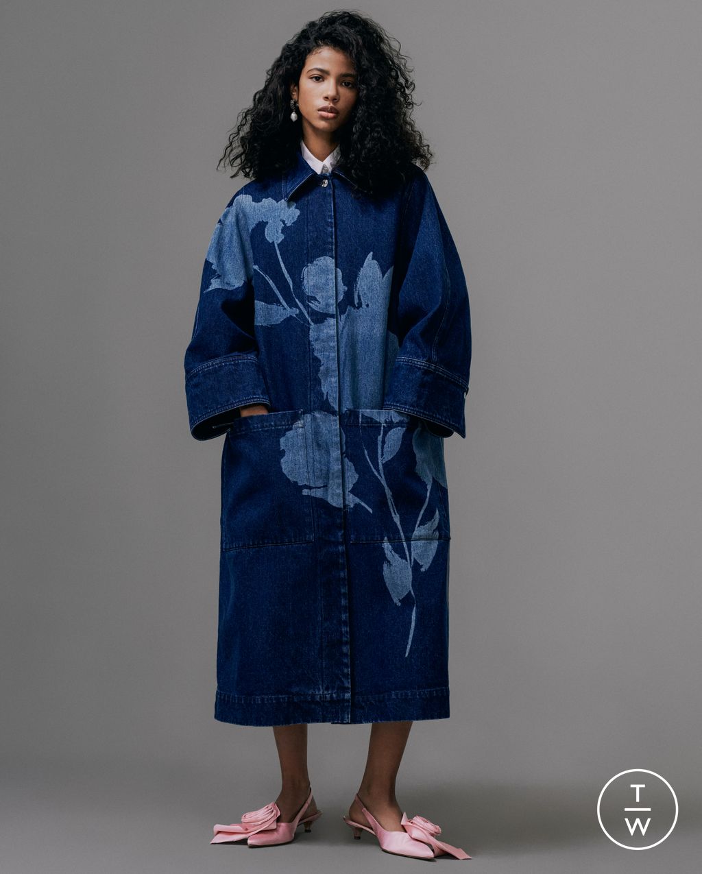 Fashion Week London Pre-Fall 2024 look 7 from the Erdem collection womenswear